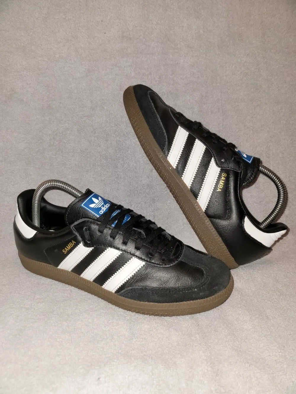 Adidas Samba OG Originals Black White Brown Gum IE3676 Sneakers Big Kids Size 7